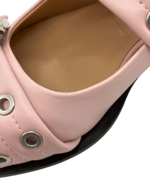 GANNI（ガニー）Ganni (ガニー) Feminine Buckle Ballerina ピンク サイズ:37の古着・服飾アイテム