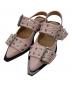 Ganni（ガニー）の古着「Feminine Buckle Ballerina」｜ピンク