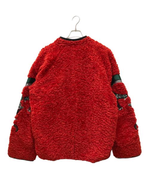 三省六部（サンショウリクブ）三省六部 (サンショウリクブ) ボアチャイナジャケット レッド サイズ:3の古着・服飾アイテム