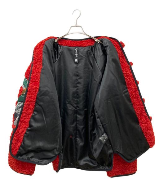 三省六部（サンショウリクブ）三省六部 (サンショウリクブ) ボアチャイナジャケット レッド サイズ:3の古着・服飾アイテム