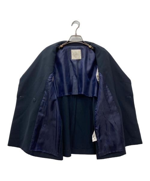 La boutique BonBon（ラブティックボンボン）La boutique BonBon (ラブティックボンボン) メタル釦ダブルジャケット ネイビー サイズ:Freeの古着・服飾アイテム