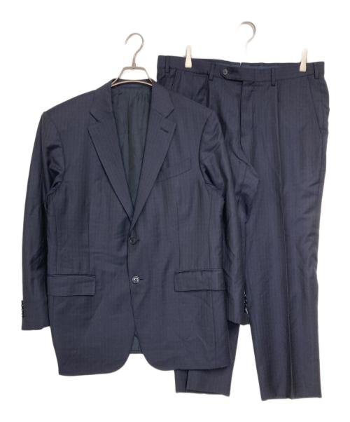 ERMENEGILDO ZEGNA（エルメネジルド・ゼニア）ERMENEGILDO ZEGNA (エルメネジルド・ゼニア) トロフェオセットアップスーツ ネイビー サイズ:7-52Cの古着・服飾アイテム