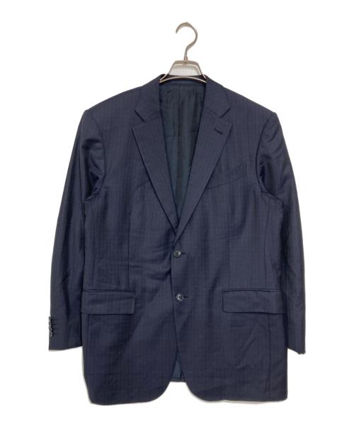 ERMENEGILDO ZEGNA（エルメネジルド・ゼニア）ERMENEGILDO ZEGNA (エルメネジルド・ゼニア) トロフェオセットアップスーツ ネイビー サイズ:7-52Cの古着・服飾アイテム
