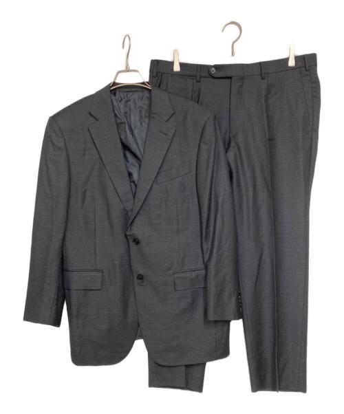 ERMENEGILDO ZEGNA（エルメネジルド・ゼニア）ERMENEGILDO ZEGNA (エルメネジルド・ゼニア) トロフェオセットアップスーツ ブラック サイズ:7-52Cの古着・服飾アイテム