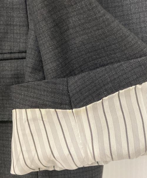 ERMENEGILDO ZEGNA（エルメネジルド・ゼニア）ERMENEGILDO ZEGNA (エルメネジルド・ゼニア) トロフェオセットアップスーツ ブラック サイズ:7-52Cの古着・服飾アイテム