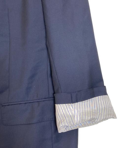 ERMENEGILDO ZEGNA（エルメネジルド・ゼニア）ERMENEGILDO ZEGNA (エルメネジルド・ゼニア) セットアップスーツ ネイビー サイズ:7-54Rの古着・服飾アイテム