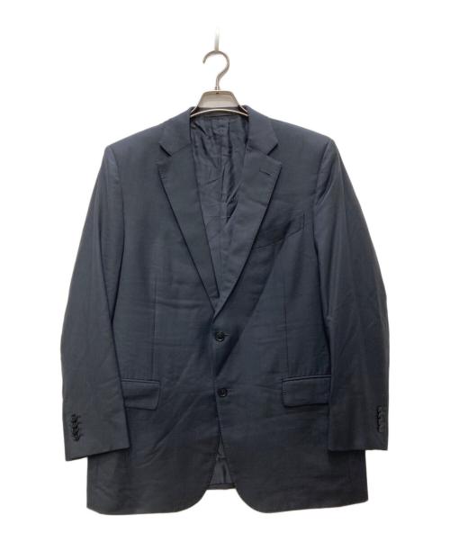 ERMENEGILDO ZEGNA（エルメネジルド・ゼニア）ERMENEGILDO ZEGNA (エルメネジルド・ゼニア) セットアップスーツ ブラック サイズ:SIZE 7-54Rの古着・服飾アイテム