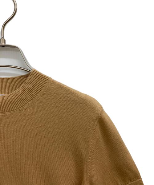 patou（パトゥ）Patou (パトゥ) S/S クロップドニット ベージュ サイズ:Sの古着・服飾アイテム