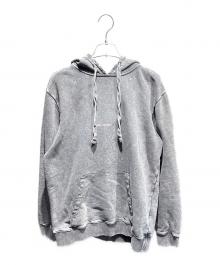 Saint Laurent Paris（サンローランパリ）の古着「Washed Logo Sweatshirt」｜ブラック