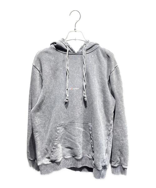 Saint Laurent Paris（サンローランパリ）Saint Laurent Paris (サンローランパリ) Washed Logo Sweatshirt ブラック サイズ:XSの古着・服飾アイテム