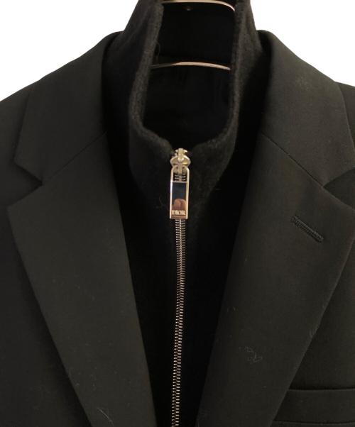 Dior（ディオール）Dior (ディオール) フロントライナー付テーラードジャケット ブラック サイズ:42の古着・服飾アイテム