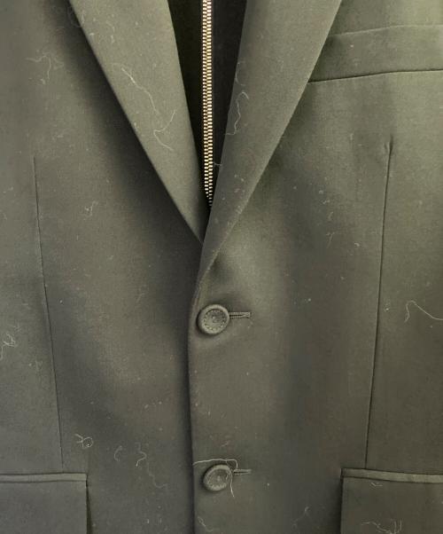 Dior（ディオール）Dior (ディオール) フロントライナー付テーラードジャケット ブラック サイズ:42の古着・服飾アイテム