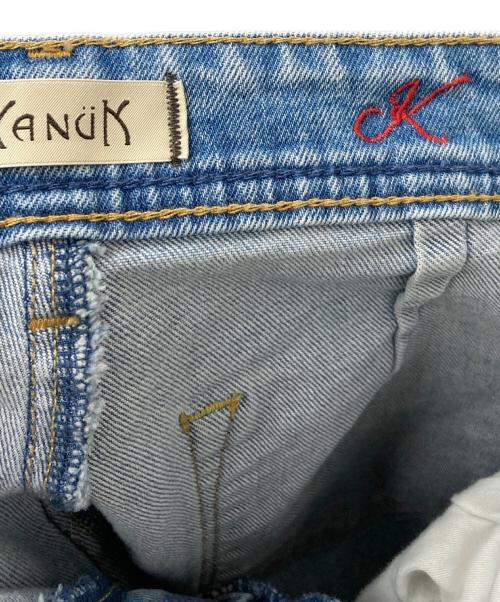 YANUK（ヤヌーク）YANUK (ヤヌーク) ECO DENIM ローライズストレート　57133506 インディゴ サイズ:Sの古着・服飾アイテム