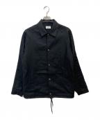 colony clothingコロニークロージング）の古着「リネンコーチジャケット」｜ブラック