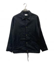 colony clothing（コロニークロージング）の古着「リネンコーチジャケット」｜ブラック