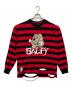GALFY（ガルフィー）の古着「ボーダーカットソー」｜レッド