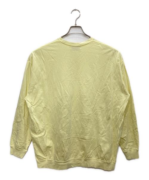 Graphpaper（グラフペーパー）Graphpaper (グラフペーパー) Cotton Light Terry Crew Neck/コットンライトテリークルーネック イエロー サイズ:2の古着・服飾アイテム
