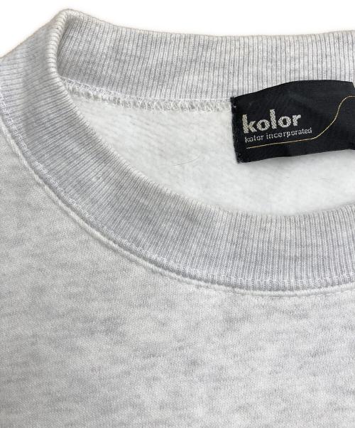 KOLOR（カラー）KOLOR (カラー) 王将プリントスウェット　23WCM-T12206 グレー サイズ:3の古着・服飾アイテム