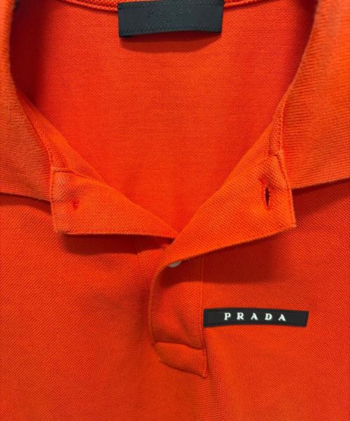 PRADA（プラダ）PRADA (プラダ) ポロシャツ レッド サイズ:Sの古着・服飾アイテム