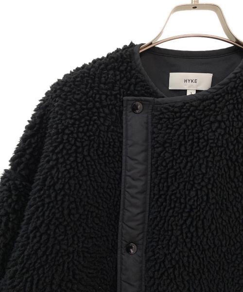 HYKE（ハイク）HYKE (ハイク) FAUX SHEARLING COAT ブラック サイズ:1の古着・服飾アイテム