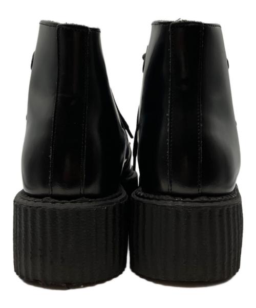 LIMI feu（リミフゥ）LIMI feu (リミフゥ) Underground (アンダーグラウンド) METAL PLATE MIDDLE CUT BOOTS ブラック サイズ:２３ｃｍの古着・服飾アイテム