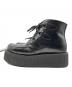 LIMI feu (リミフゥ) Underground (アンダーグラウンド) METAL PLATE MIDDLE CUT BOOTS ブラック サイズ:２３ｃｍ：23000円