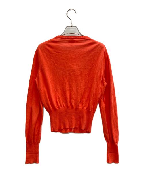 Vivienne Westwood GOLD LABEL（ヴィヴィアン・ウエストウッド ゴールドレーベル）Vivienne Westwood GOLD LABEL (ヴィヴィアン・ウエストウッド ゴールドレーベル) オーブ刺繍カーディガン レッド サイズ:Mの古着・服飾アイテム