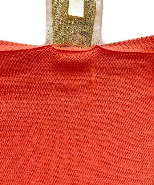 Vivienne Westwood GOLD LABEL（ヴィヴィアン・ウエストウッド ゴールドレーベル）Vivienne Westwood GOLD LABEL (ヴィヴィアン・ウエストウッド ゴールドレーベル) オーブ刺繍カーディガン レッド サイズ:Mの古着・服飾アイテム