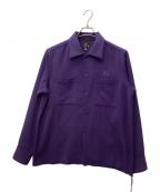 Needlesニードルズ）の古着「カットオフシャツ」｜パープル