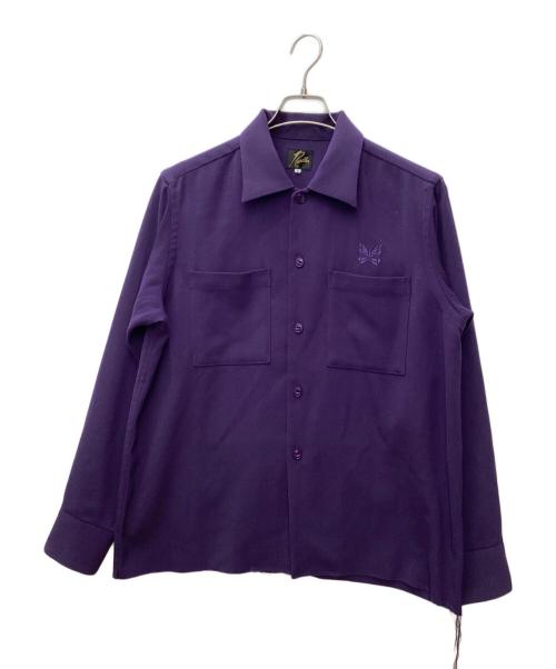 Needles（ニードルズ）Needles (ニードルズ) カットオフシャツ パープル サイズ:Sの古着・服飾アイテム