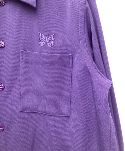 Needles（ニードルズ）Needles (ニードルズ) カットオフシャツ パープル サイズ:Sの古着・服飾アイテム