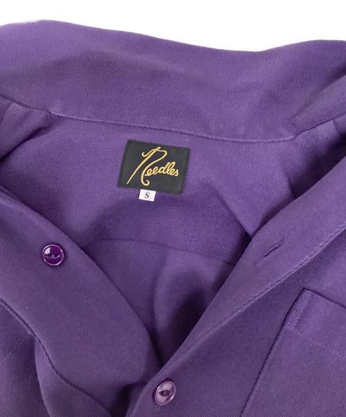 Needles（ニードルズ）Needles (ニードルズ) カットオフシャツ パープル サイズ:Sの古着・服飾アイテム