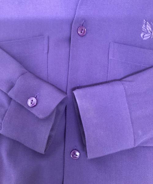 Needles（ニードルズ）Needles (ニードルズ) カットオフシャツ パープル サイズ:Sの古着・服飾アイテム