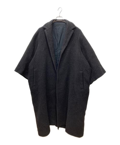 Y's（ワイズ）Y's (ワイズ) ウールショールカラーコート ブラック サイズ:サイズ不明の古着・服飾アイテム