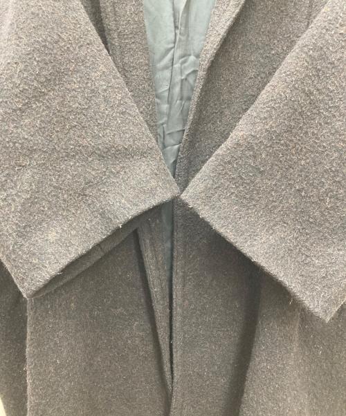 Y's（ワイズ）Y's (ワイズ) ウールショールカラーコート ブラック サイズ:サイズ不明の古着・服飾アイテム