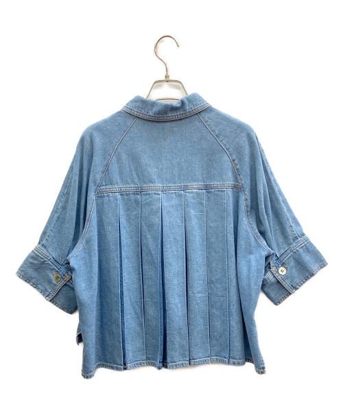 GRACE CONTINENTAL（グレースコンチネンタル）GRACE CONTINENTAL (グレースコンチネンタル) バックタックデニムシャツ インディゴ サイズ:36の古着・服飾アイテム