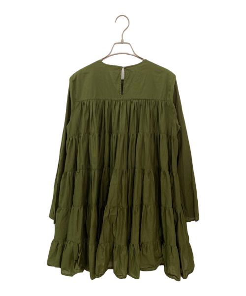 merlette（マーレット）merlette (マーレット) SOLIMAN DRESS オリーブ サイズ:XSの古着・服飾アイテム