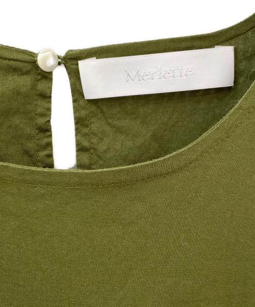 merlette（マーレット）merlette (マーレット) SOLIMAN DRESS オリーブ サイズ:XSの古着・服飾アイテム