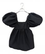 CECILIE BAHNSENセシリーバンセン）の古着「ALMA BLOUSE」｜ブラック