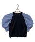 sacai（サカイ）の古着「Poplin x Jersey T-Shirt」｜ネイビー