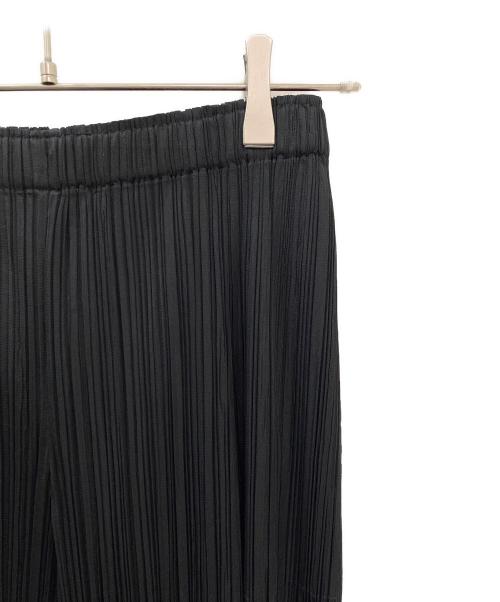PLEATS PLEASE（プリーツプリーズ）PLEATS PLEASE (プリーツプリーズ) プリーツフレアパンツ ブラック サイズ:2の古着・服飾アイテム