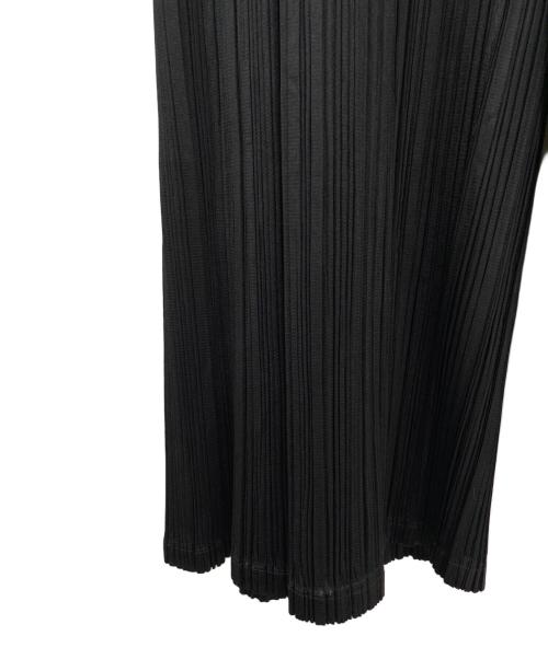 PLEATS PLEASE（プリーツプリーズ）PLEATS PLEASE (プリーツプリーズ) プリーツフレアパンツ ブラック サイズ:2の古着・服飾アイテム
