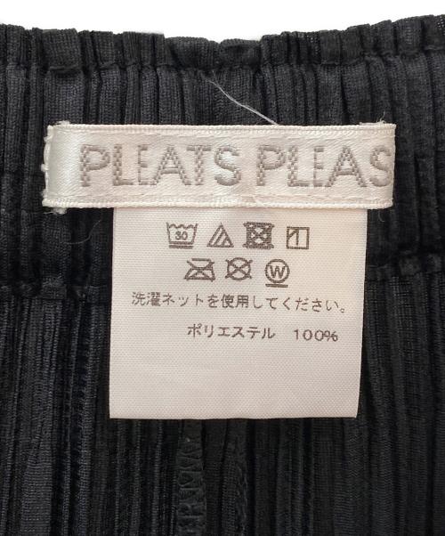 PLEATS PLEASE（プリーツプリーズ）PLEATS PLEASE (プリーツプリーズ) プリーツフレアパンツ ブラック サイズ:2の古着・服飾アイテム