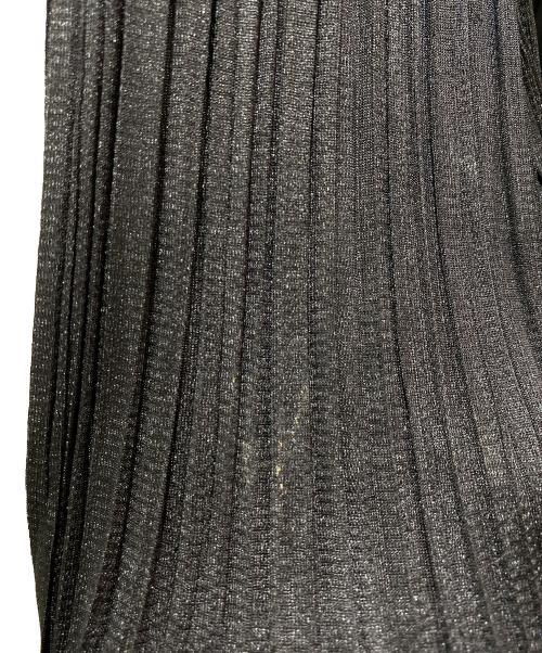 PLEATS PLEASE（プリーツプリーズ）PLEATS PLEASE (プリーツプリーズ) プリーツフレアパンツ ブラック サイズ:2の古着・服飾アイテム