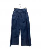 JOHN LAWRENCE SULLIVANジョン ローレンス サリバン）の古着「WIDE DENIM PANTS/ワイドデニムパンツ」｜インディゴ
