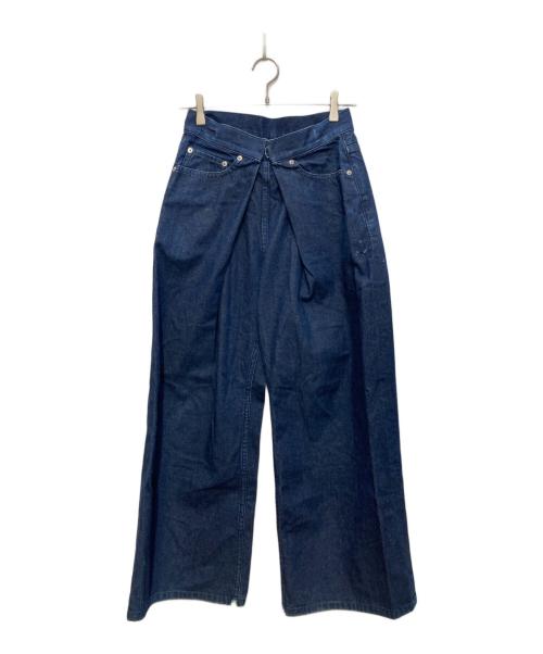 JOHN LAWRENCE SULLIVAN（ジョン ローレンス サリバン）JOHN LAWRENCE SULLIVAN (ジョン ローレンス サリバン) WIDE DENIM PANTS/ワイドデニムパンツ インディゴ サイズ:6の古着・服飾アイテム
