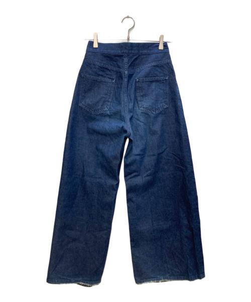 JOHN LAWRENCE SULLIVAN（ジョン ローレンス サリバン）JOHN LAWRENCE SULLIVAN (ジョン ローレンス サリバン) WIDE DENIM PANTS/ワイドデニムパンツ インディゴ サイズ:6の古着・服飾アイテム