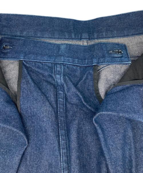 JOHN LAWRENCE SULLIVAN（ジョン ローレンス サリバン）JOHN LAWRENCE SULLIVAN (ジョン ローレンス サリバン) WIDE DENIM PANTS/ワイドデニムパンツ インディゴ サイズ:6の古着・服飾アイテム