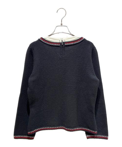CHANEL（シャネル）CHANEL (シャネル) カシミヤニット ブラック×ホワイト サイズ:38の古着・服飾アイテム