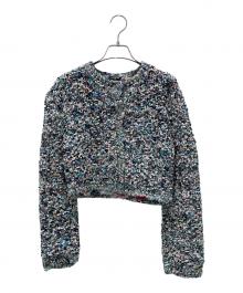 CHANEL（シャネル）の古着「P70 ココボタン ノーカラージャケット」｜ブルー